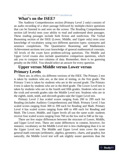 Princeton Review ISEE Prep: 3 Practice Tests + Review and Techniques + Drills (2024) - Page 19 preview image