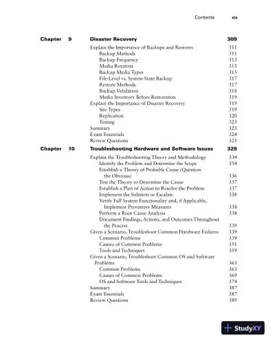 CompTIA Server+ Study Guide: Exam SK0-005 (2022) - Page 22 preview image