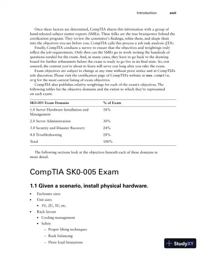 CompTIA Server+ Study Guide: Exam SK0-005 (2022) - Page 30 preview image