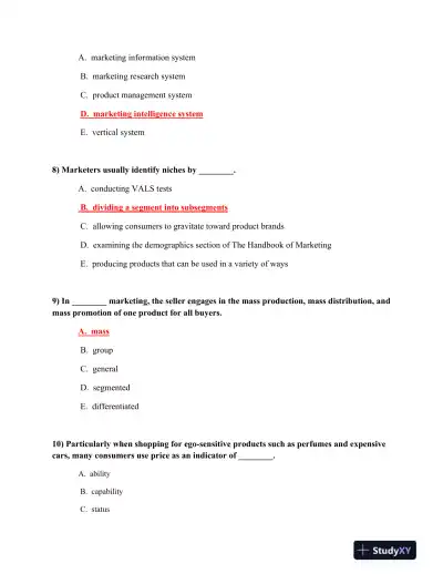 Marketing Strategy and Innovation Concepts: College Assignment - Page 4 preview image