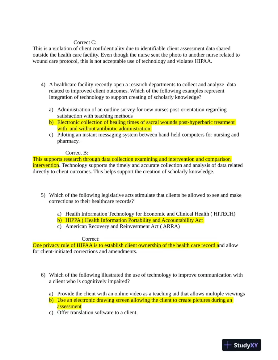 ATI Comprehensive Practice Exam With Answers (50 Solved Questions), page 3