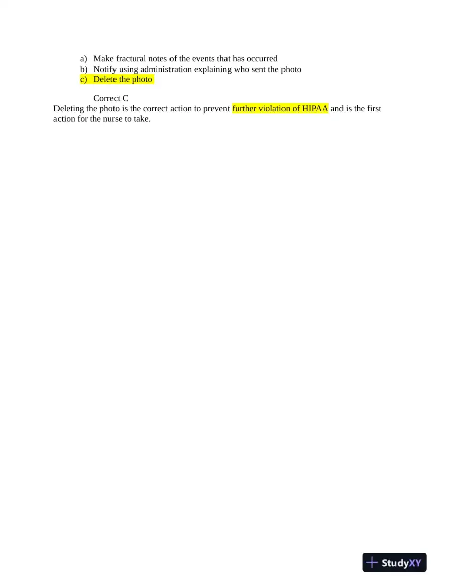 ATI Comprehensive Practice Exam With Answers (50 Solved Questions), page 6