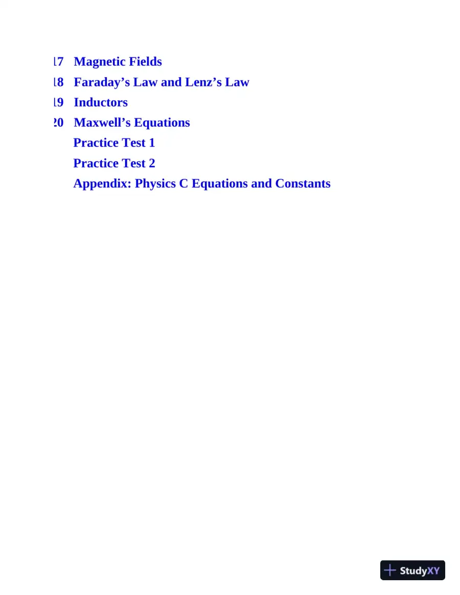 AP Physics C: With 4 Practice Tests, 5th Edition (2020), page 10