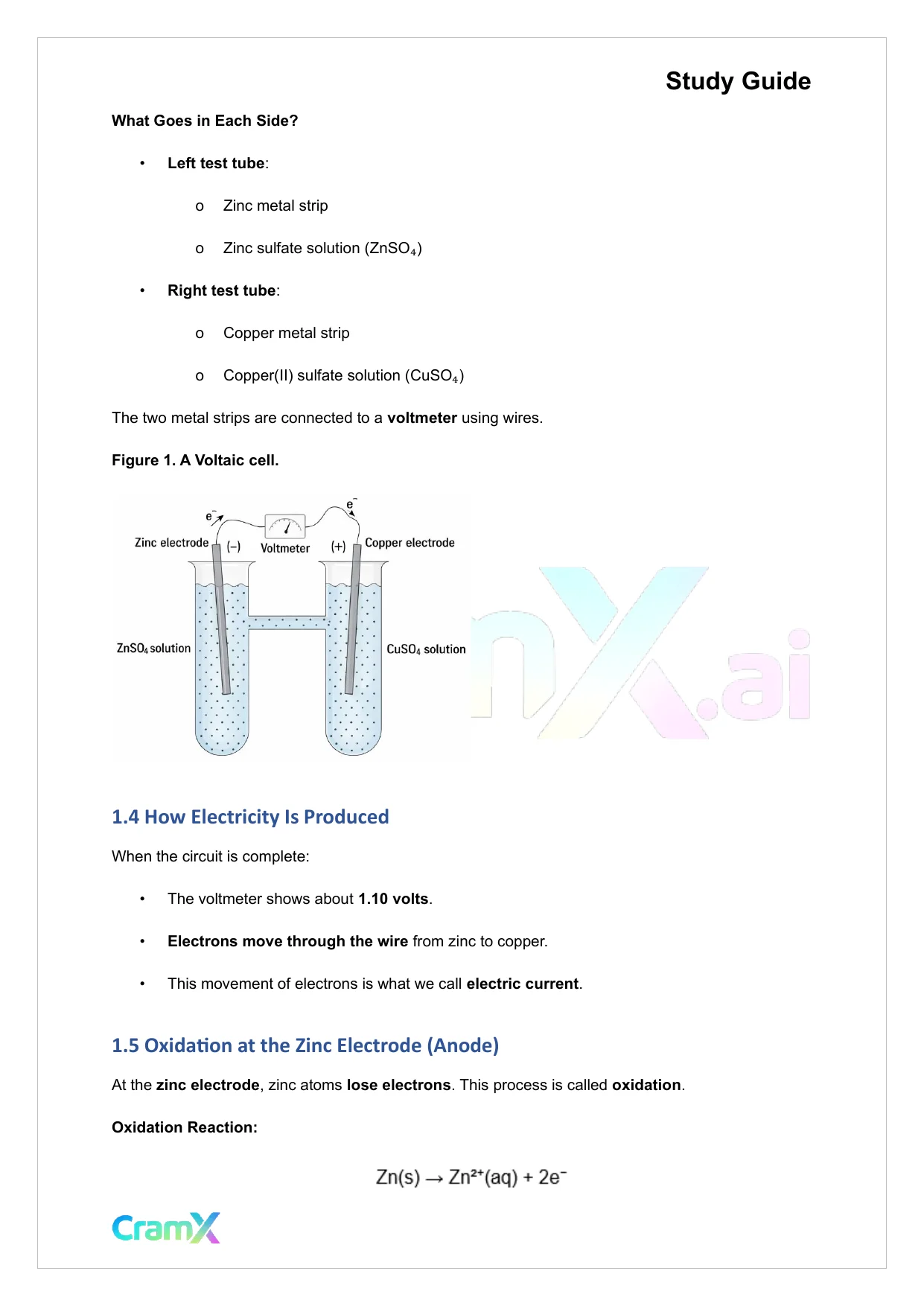 Chemistry - Electrochemistry - Page 2 preview image