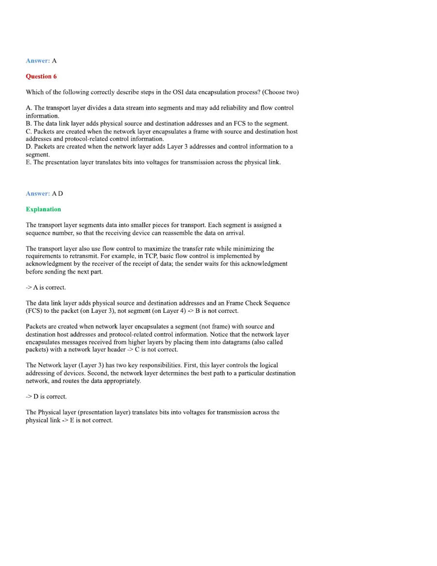 CCNA Basic Questions, page 10