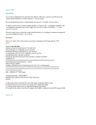 CCNA Basic Questions - Page 13 preview image