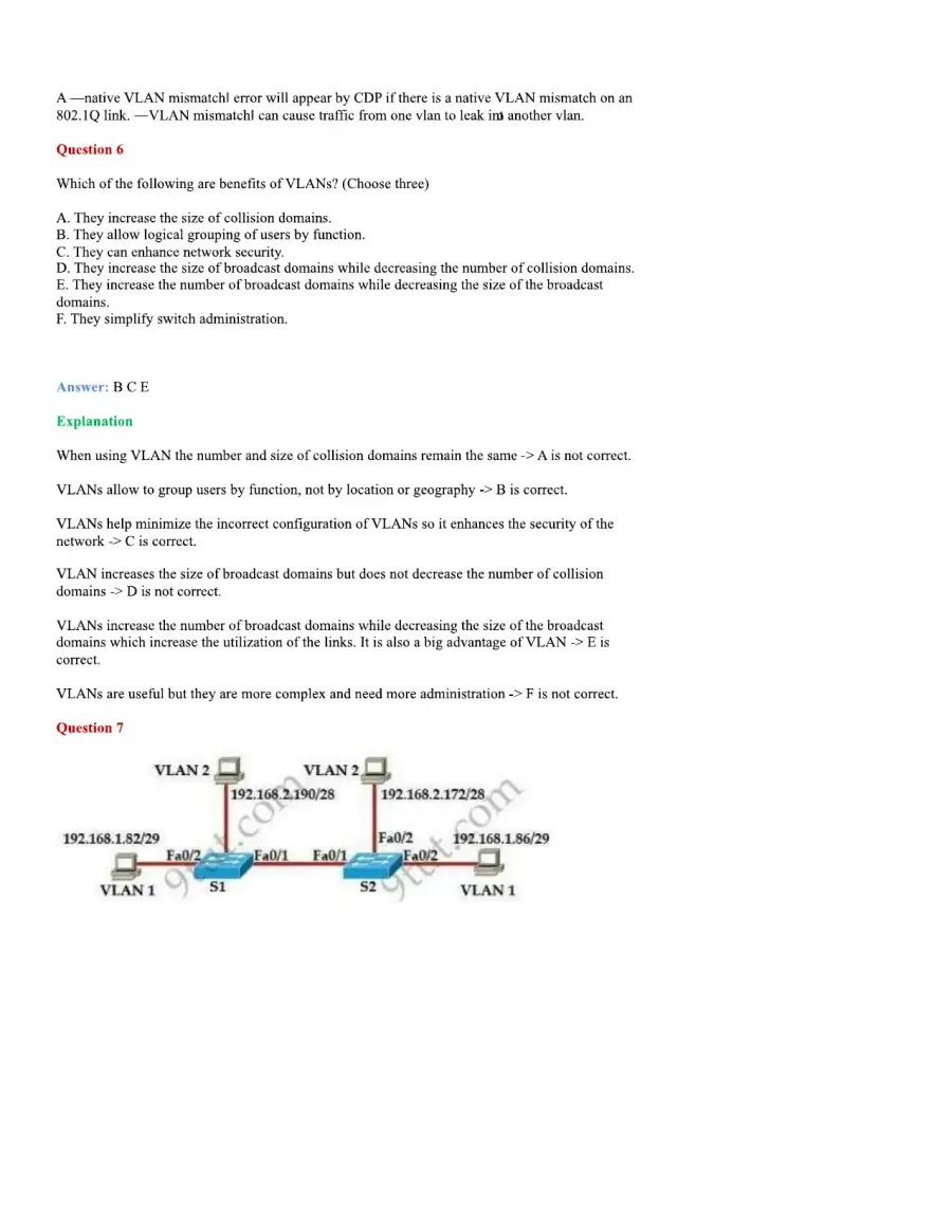 CCNA Basic Questions, page 34