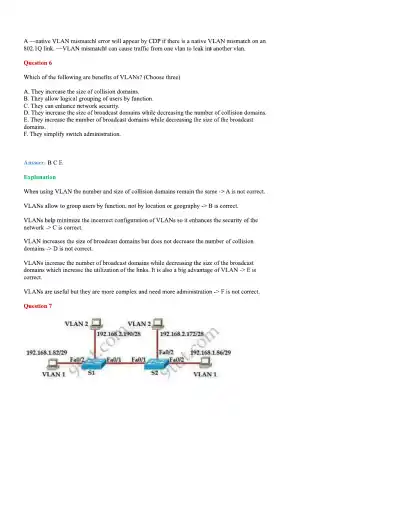 CCNA Basic Questions - Page 34 preview image
