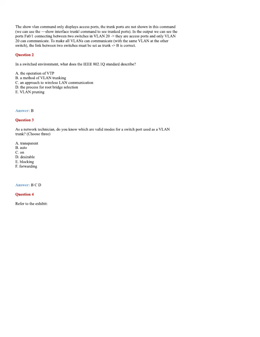 CCNA Basic Questions, page 38