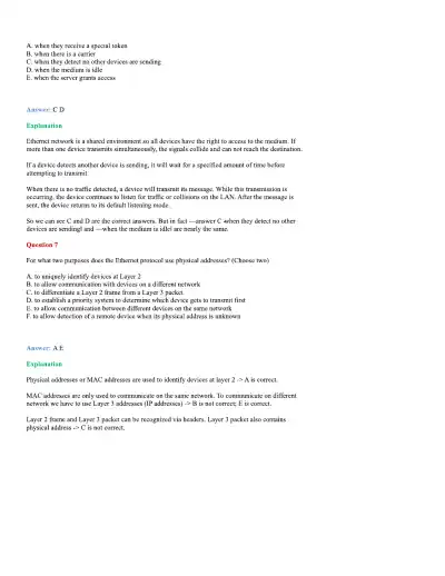 CCNA Basic Questions - Page 4 preview image