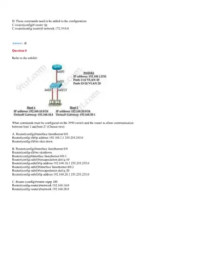 CCNA Basic Questions - Page 41 preview image