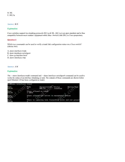 CCNA Basic Questions - Page 44 preview image