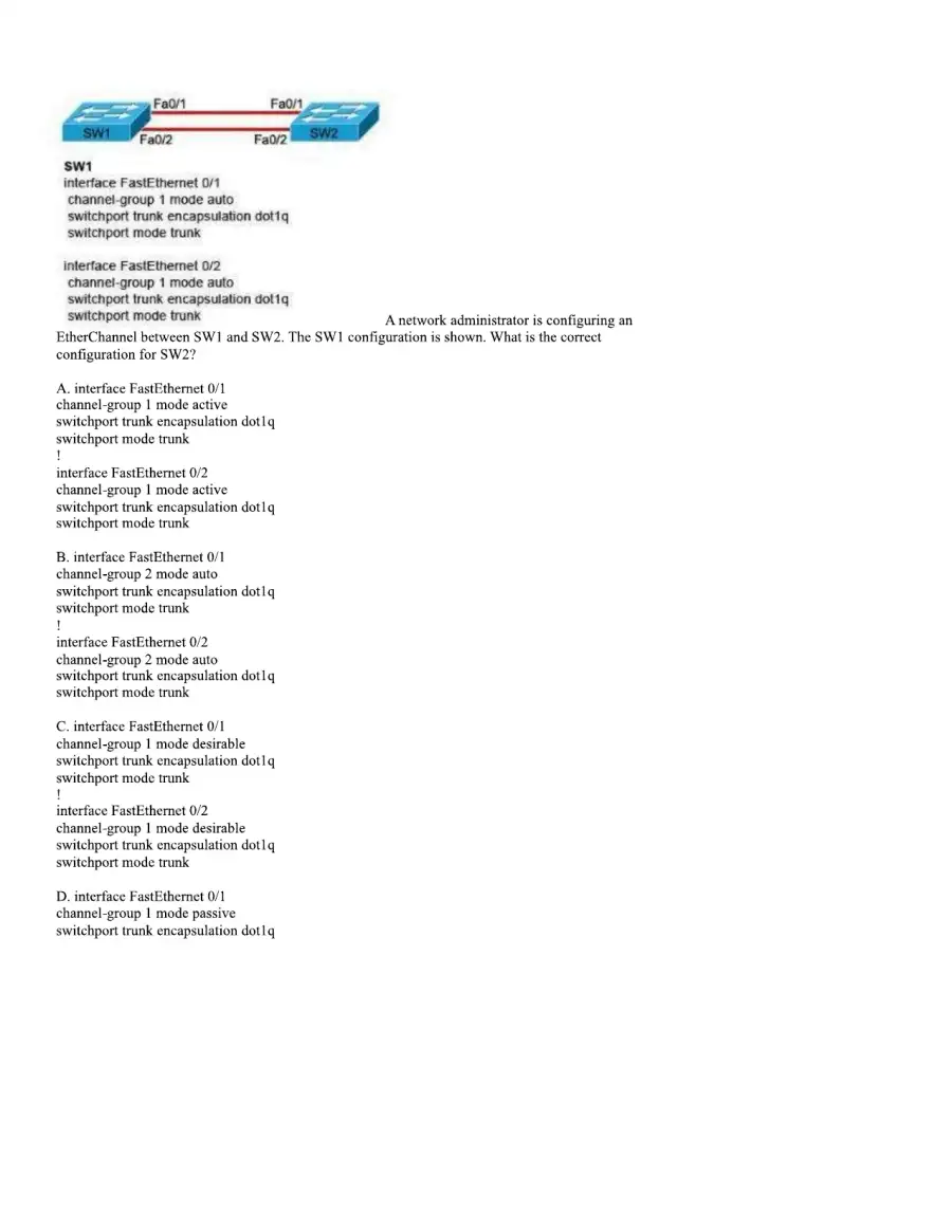 CCNA Basic Questions, page 48