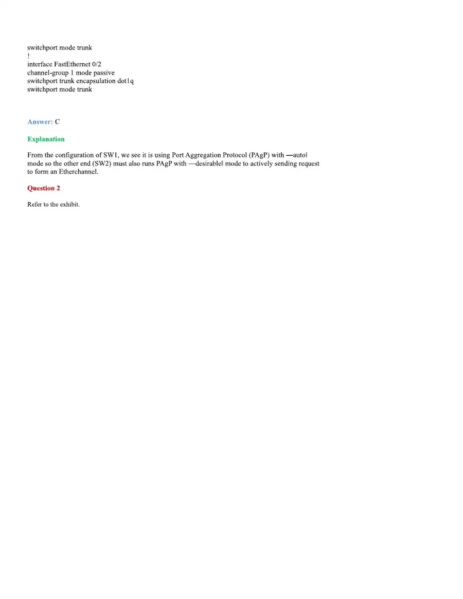 CCNA Basic Questions, page 49