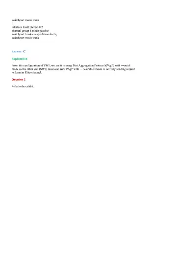 CCNA Basic Questions - Page 49 preview image