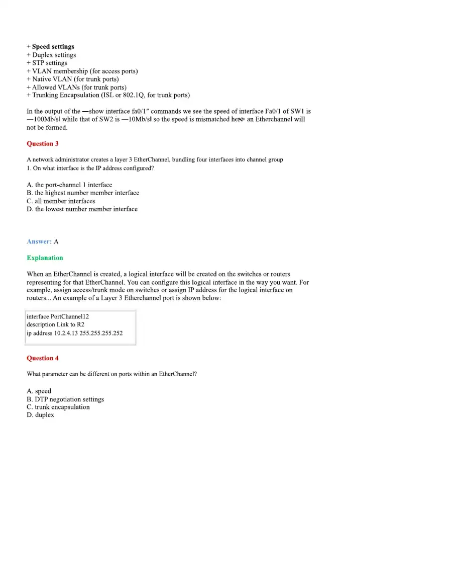 CCNA Basic Questions, page 51