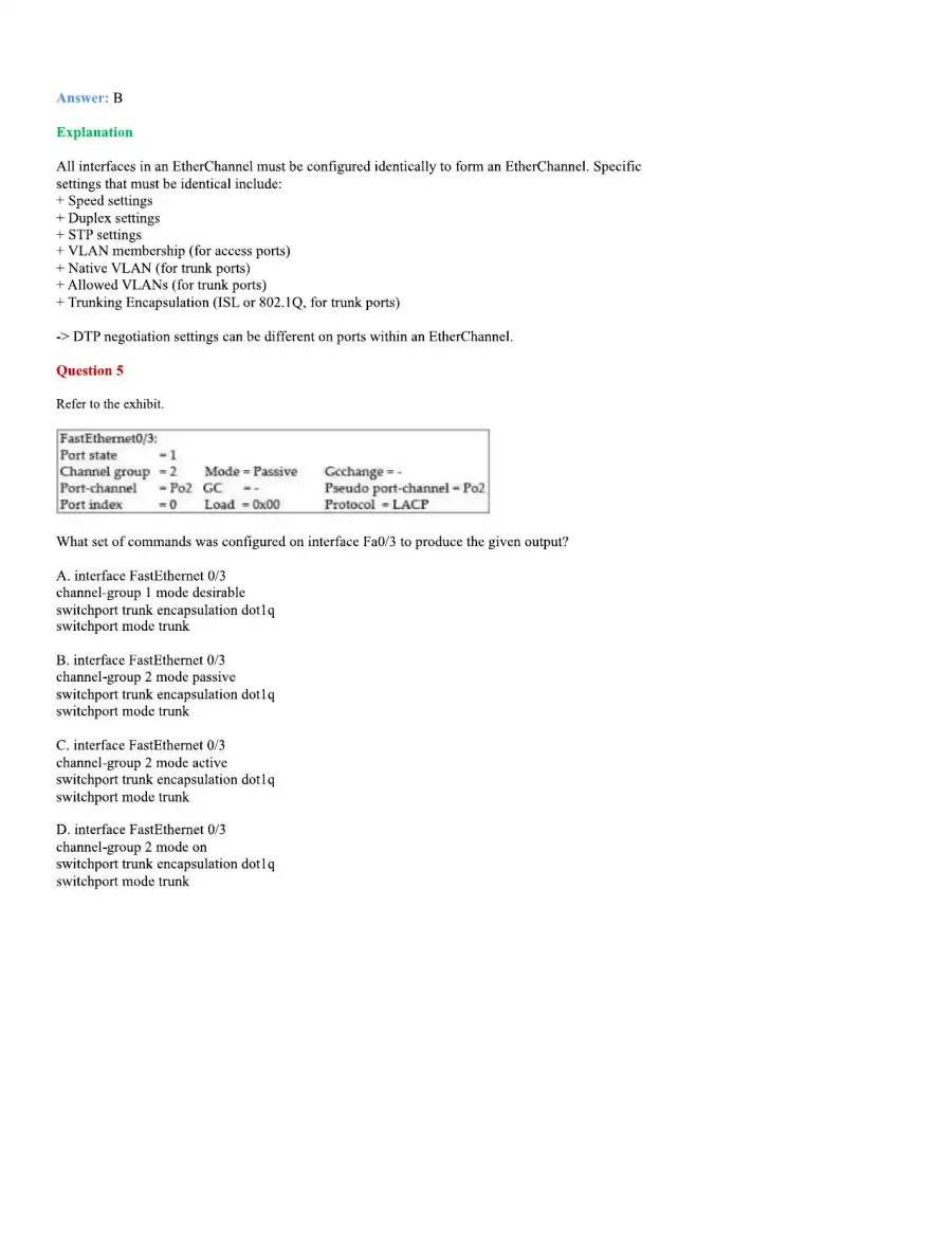 CCNA Basic Questions, page 52