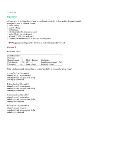 CCNA Basic Questions - Page 52 preview image
