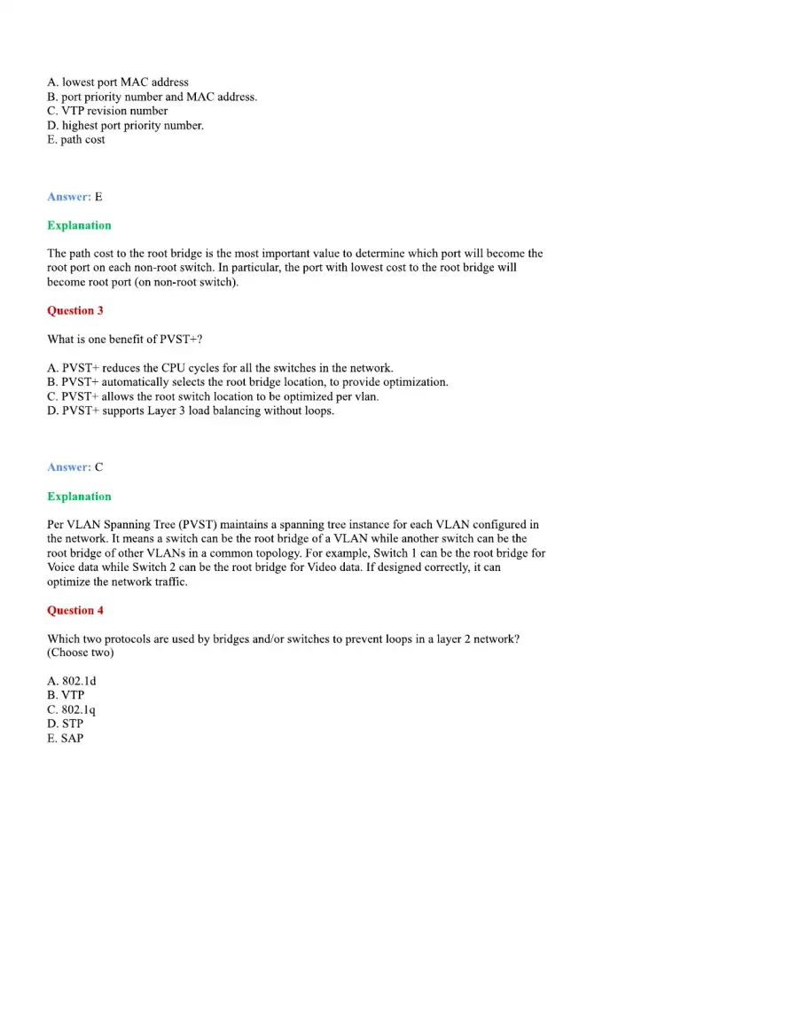 CCNA Basic Questions, page 56
