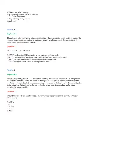 CCNA Basic Questions - Page 56 preview image