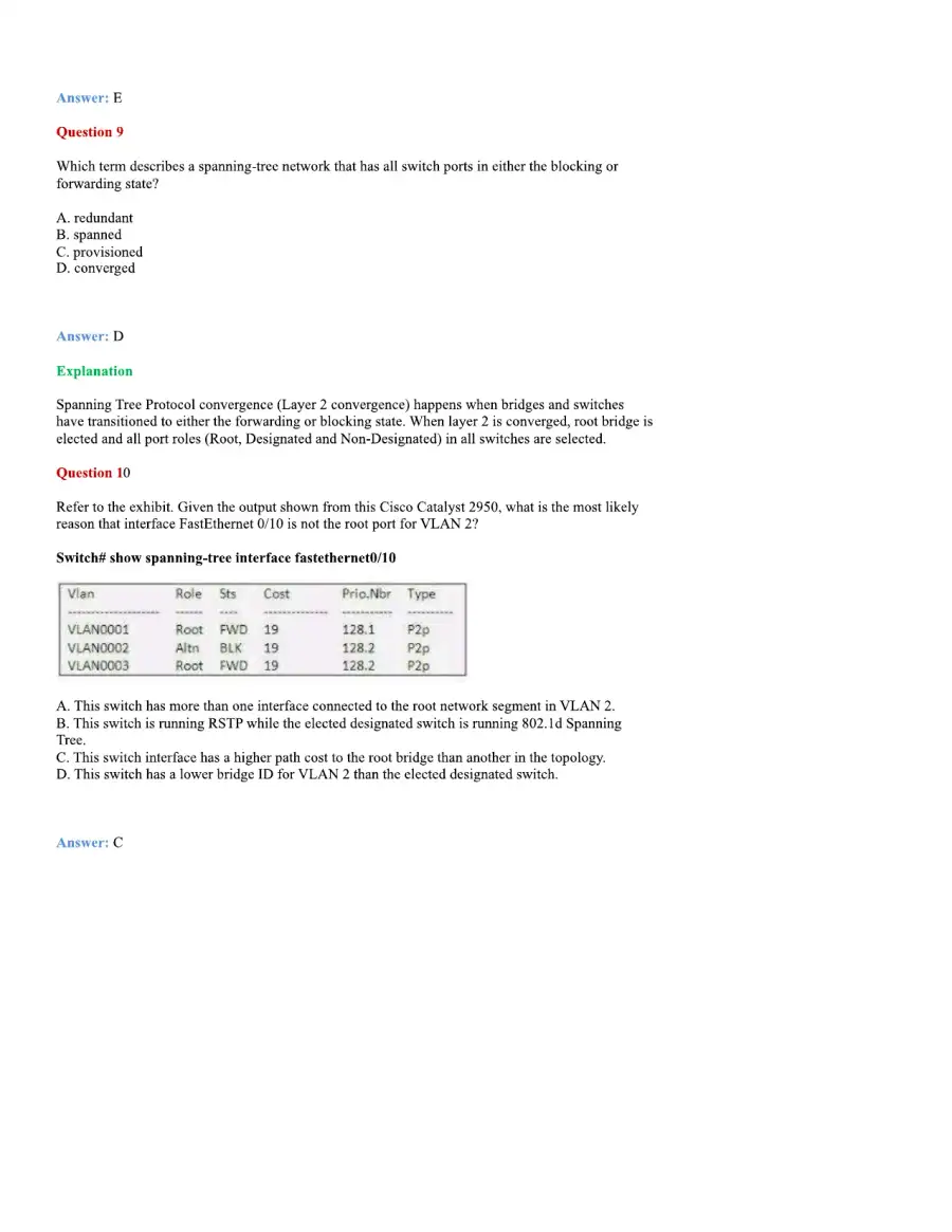 CCNA Basic Questions, page 59