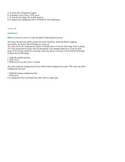 CCNA Basic Questions - Page 6 preview image