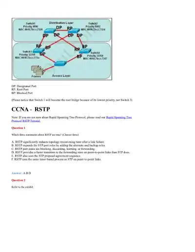 CCNA Basic Questions - Page 62 preview image