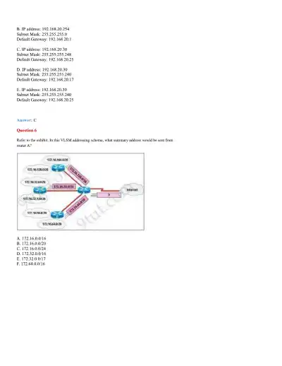 CCNA Basic Questions - Page 77 preview image