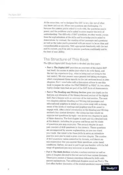 The Official Digital SAT Study Guide (2023) - Page 10 preview image