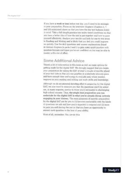 The Official Digital SAT Study Guide (2023) - Page 12 preview image