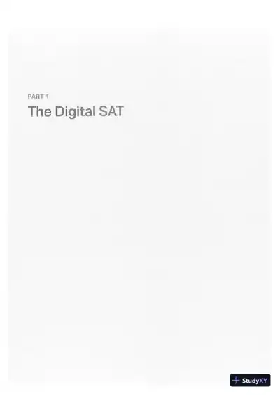 The Official Digital SAT Study Guide (2023) - Page 13 preview image