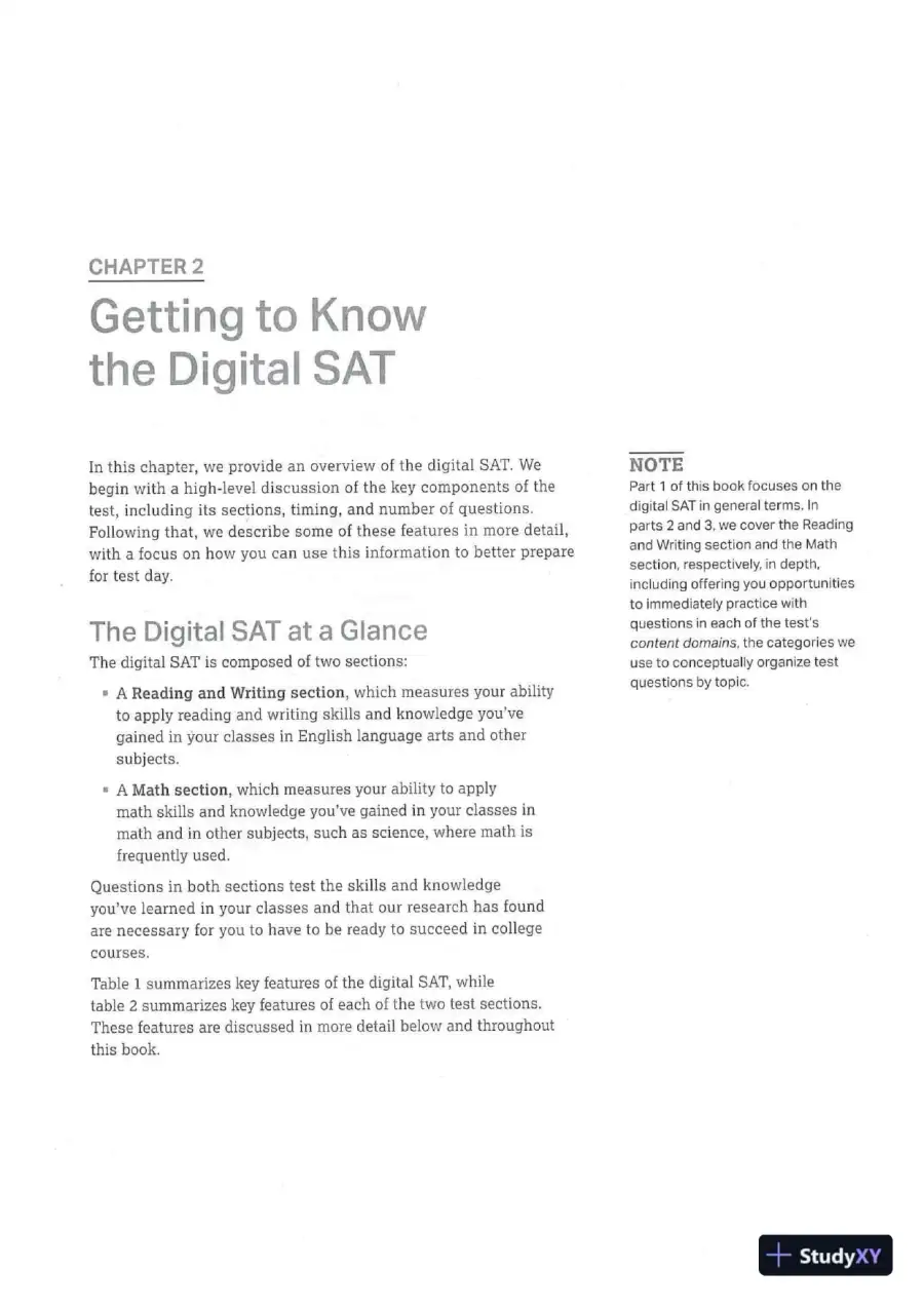 The Official Digital SAT Study Guide (2023), page 15