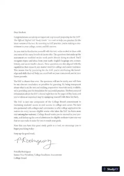 The Official Digital SAT Study Guide (2023) - Page 5 preview image