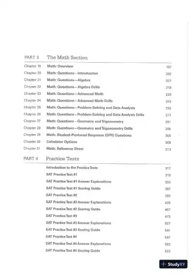 The Official Digital SAT Study Guide (2023) - Page 8 preview image