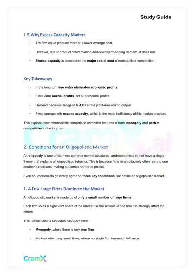 Economics - Monopolistic Competition and Oligopoly - Page 3 preview image