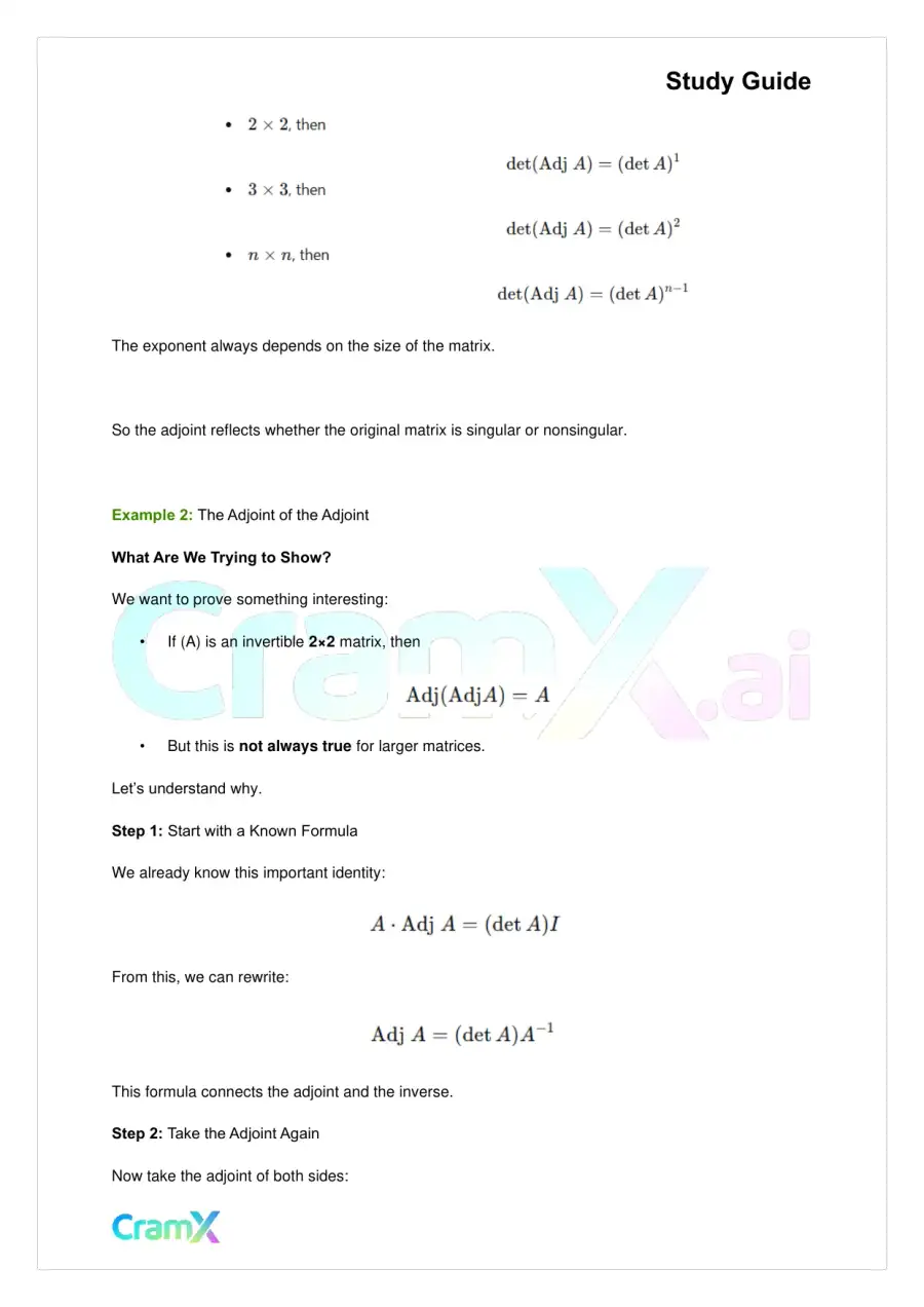 Linear Algebra – The Determinant, page 10