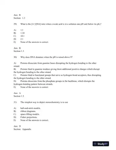 Biochemistry Eighth Edition Test Bank - Page 10 preview image