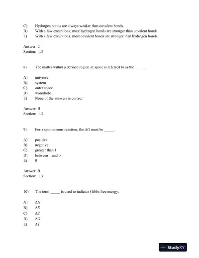 Biochemistry Eighth Edition Test Bank - Page 4 preview image