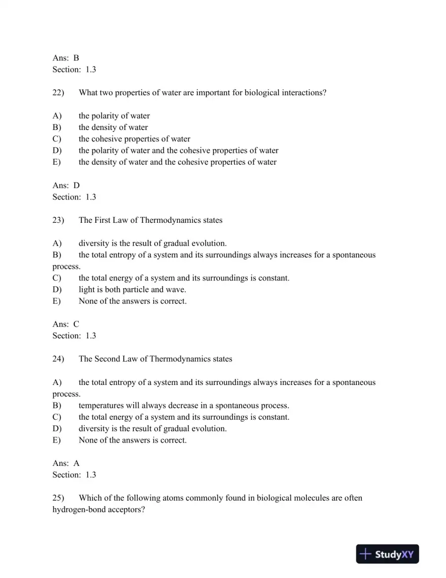 Biochemistry Eighth Edition Test Bank, page 8