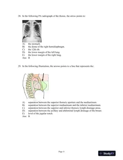 Clinically Oriented Anatomy 7th Edition Test Bank - Page 9 preview image