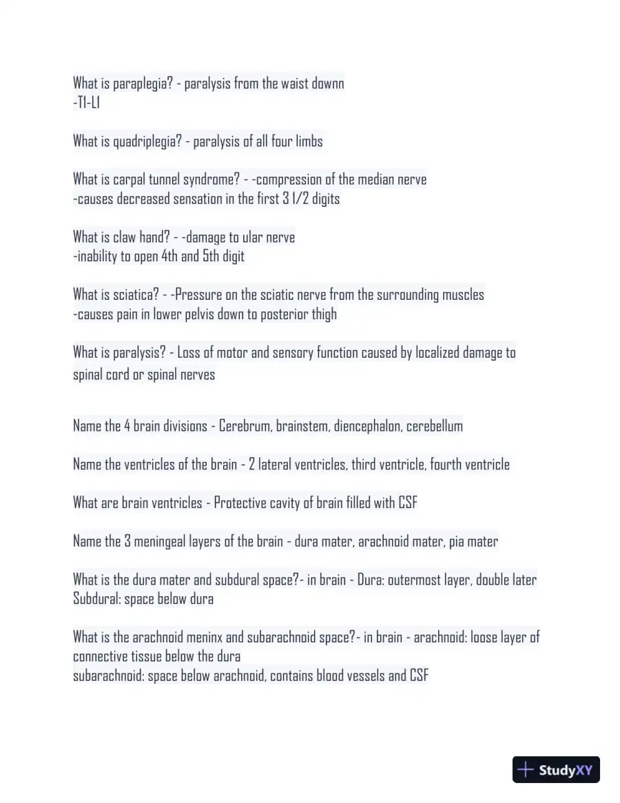2024 BIOD 152 - Portage Learning Anatomy and Physiology Module 1-7 Exam With Answers (134 Solved Questions), page 3