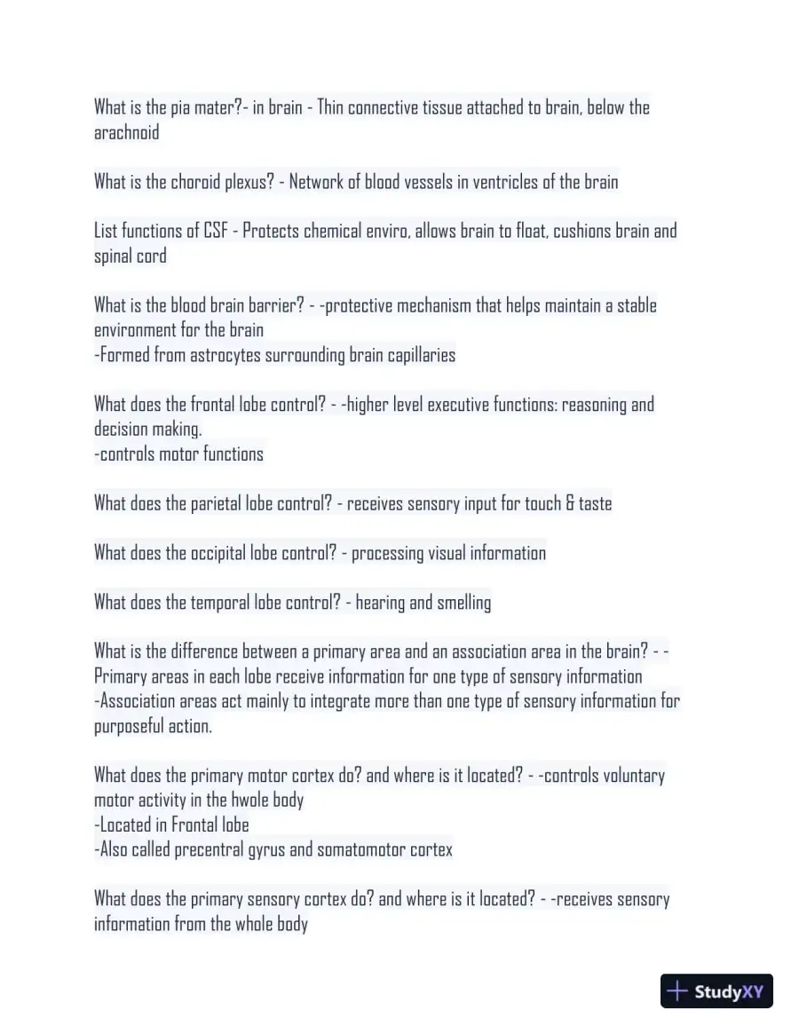 2024 BIOD 152 - Portage Learning Anatomy and Physiology Module 1-7 Exam With Answers (134 Solved Questions), page 4