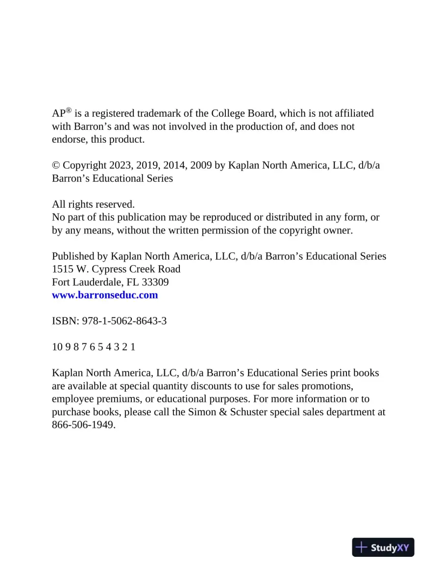 AP Chinese Language and Culture Premium, Fourth Edition: 2 Practice Tests + Comprehensive Review (2023), page 7