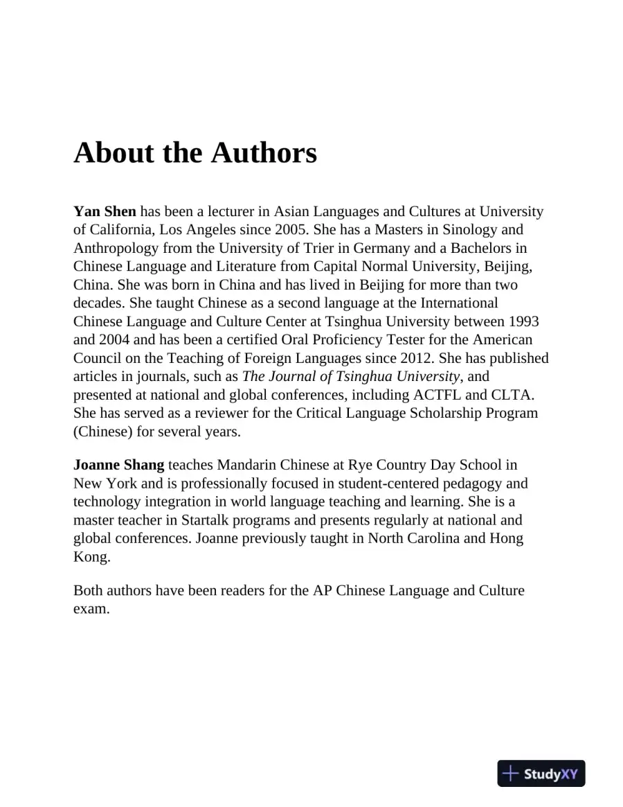 AP Chinese Language and Culture Premium, Fourth Edition: 2 Practice Tests + Comprehensive Review (2023), page 8