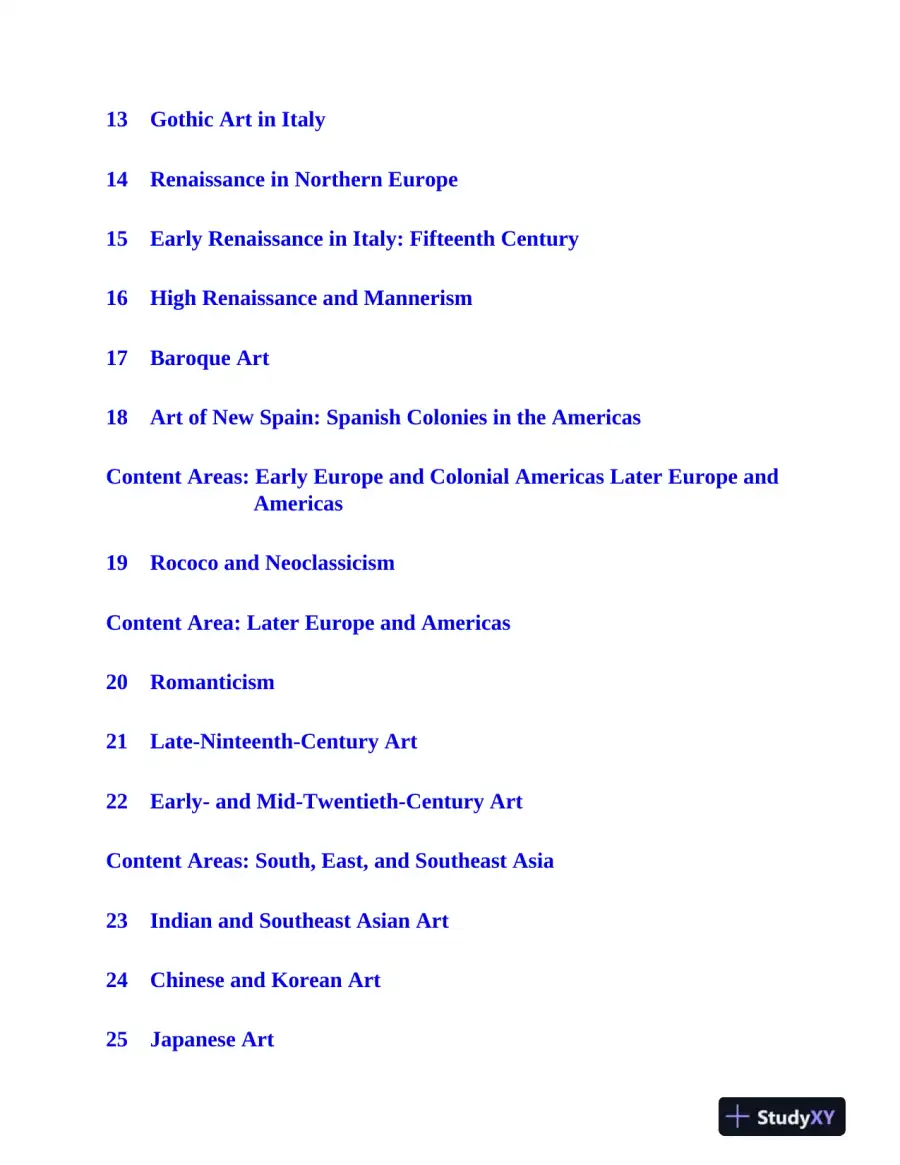 AP Art History Premium, Sixth Edition: 5 Practice Tests + Comprehensive Review (2023), page 11