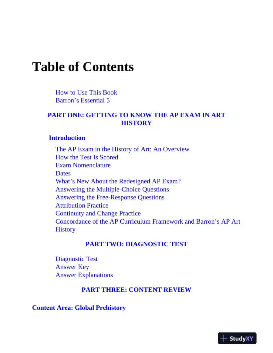AP Art History Premium, Sixth Edition: 5 Practice Tests + Comprehensive Review (2023), page 9