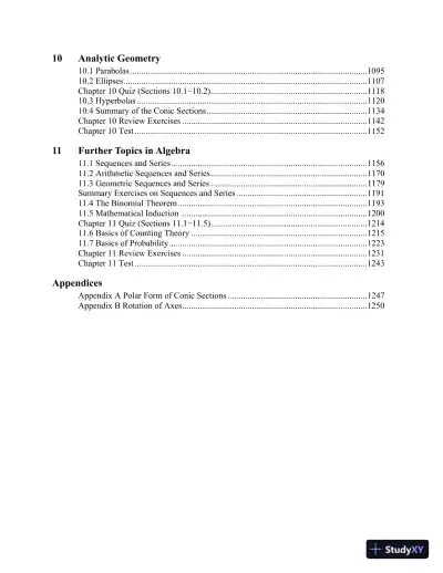 Solution Manual for Precalculus, 6th Edition - Page 6 preview image