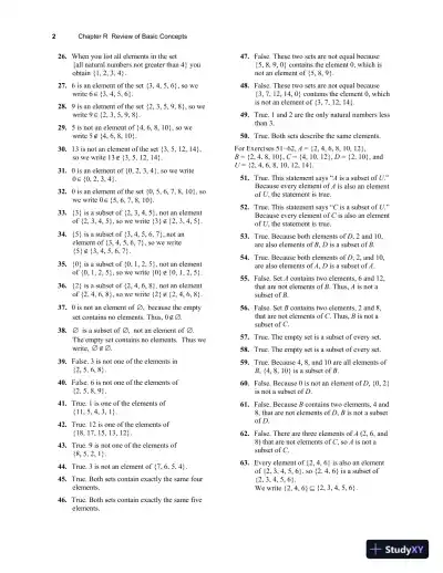 Solution Manual for Precalculus, 6th Edition - Page 8 preview image