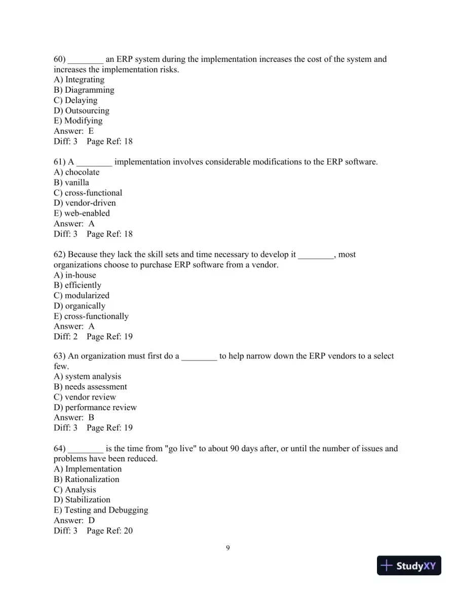 Test Bank For Enterprise Systems For Management, 2nd Edition, page 10