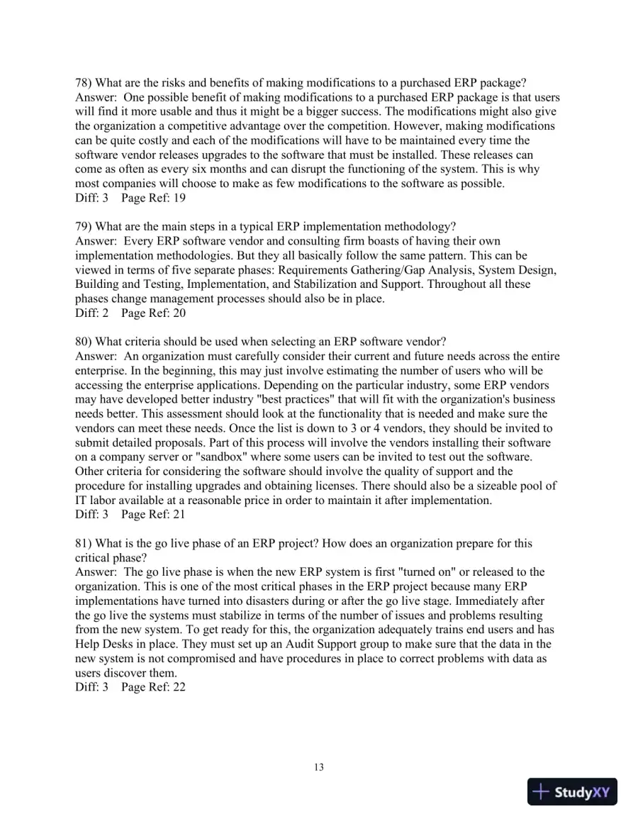 Test Bank For Enterprise Systems For Management, 2nd Edition, page 14